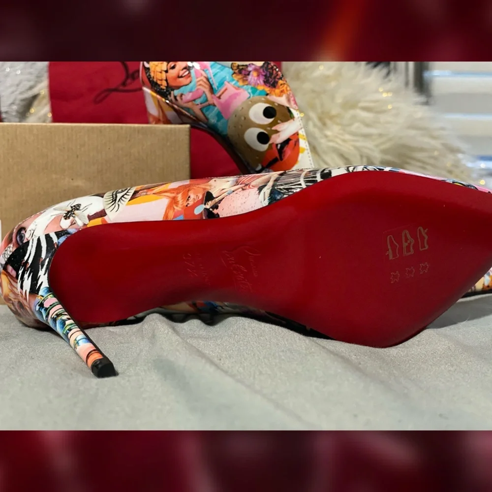 Christian Louboutin Hot Chick Pumps size 37.5 - Picture 1 of 6